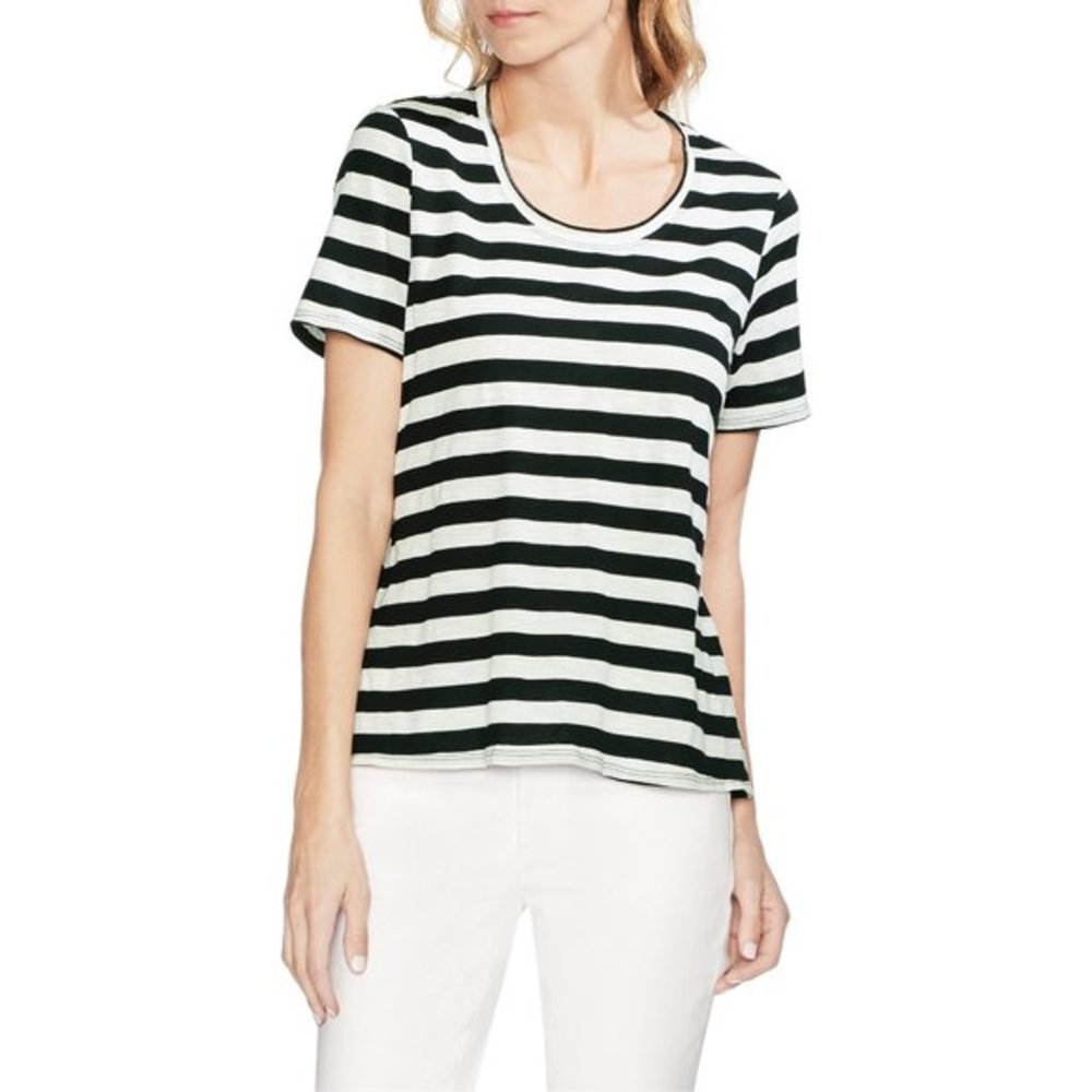 NWT Nordstrom Vince Camuto Amour City Stripe Tee